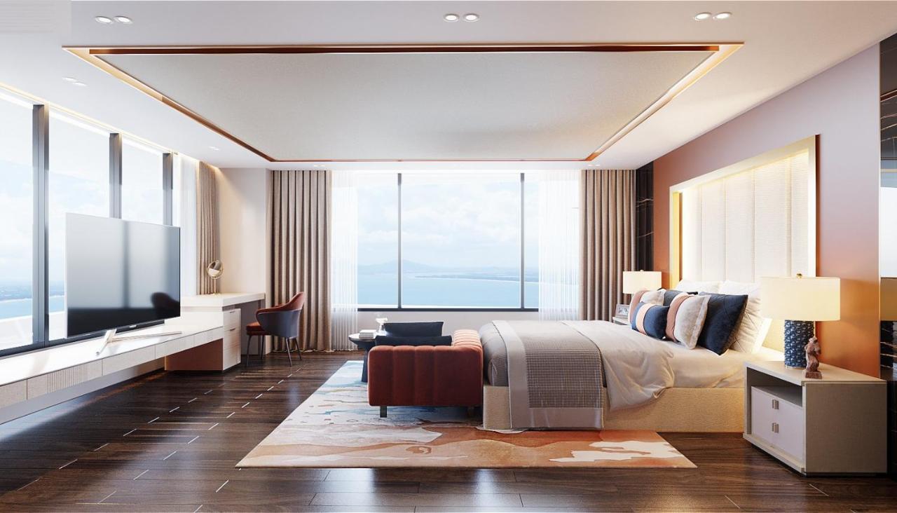 Vias Hotel Vung Tau - Transportation Included Bagian luar foto 3D interior rendering of a bedroom